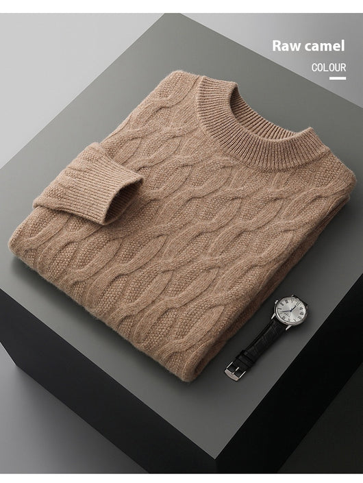 Suéter Cuello Alto Grueso para Hombre - Pullover Tejido Premium - Image 22