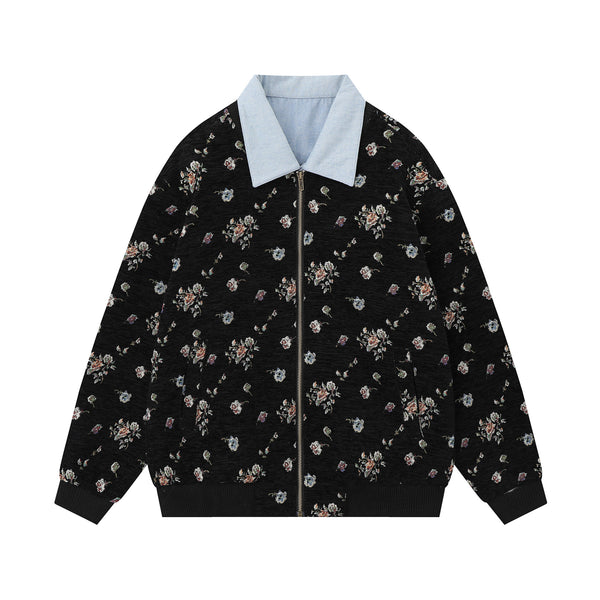 Chamarra Universitaria Unisex con Estampado 3D y Cuello Solapa - Estilo Casual Otoño - Image 6