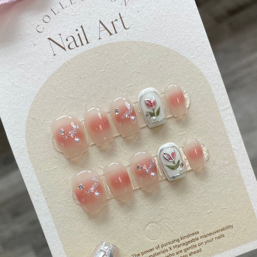 Adhesivos de Uñas Removibles Acabado UV con Diseño Real - Image 5
