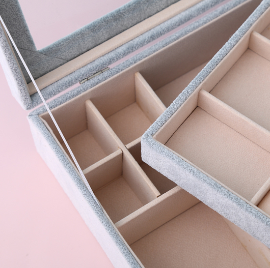 Caja Organizadora de Joyas Ice Flower con Terciopelo - Almacenamiento Elegante para Todas tus Piezas - Image 3
