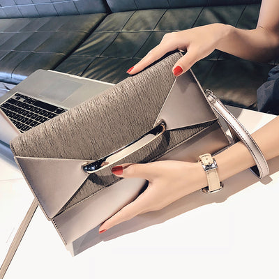 Bolso de Noche en Cuero PU para Mujer - Clutch Elegante de Diseño Moderno - Image 9