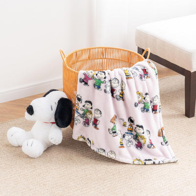 Cobija de felpa Peanuts Velvet Loft Snoopy 140 x 178 cm – Diseño The Flying Ace, oficial y ultra suave - Tekeno
