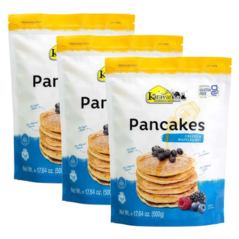Tripack de Premezclas Karavansay – Pancakes, Crepes y Waffles Sabor Natural - Tekeno