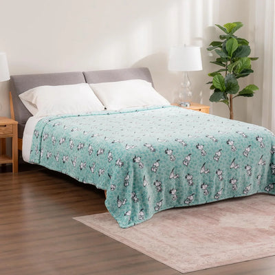 Cobija de felpa Peanuts Velvet Loft Snoopy 140 x 178 cm – Diseño The Flying Ace, oficial y ultra suave - Tekeno