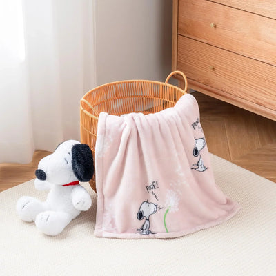 Cobija de felpa Peanuts Velvet Loft Snoopy 140 x 178 cm – Diseño The Flying Ace, oficial y ultra suave - Tekeno