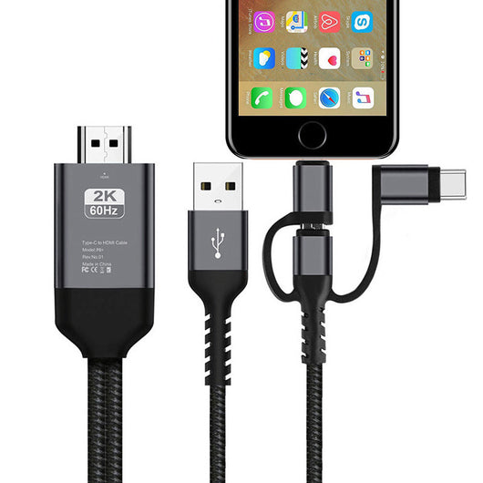 Adaptador Inalámbrico HDMI 3 en 1 para Espejo de Pantalla 4K - Image 3