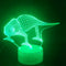 Three Dimensional Illusion Lizard Led Multicolor Gradient Light Crack Telecontrol
