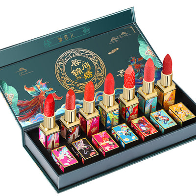 Labial Tallado Estilo Palacio Imperial Chino