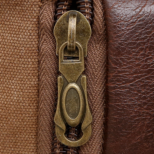 Mochila de Lona para Hombre - Backpack de Viaje y Trabajo con Compartimento Laptop - Image 20