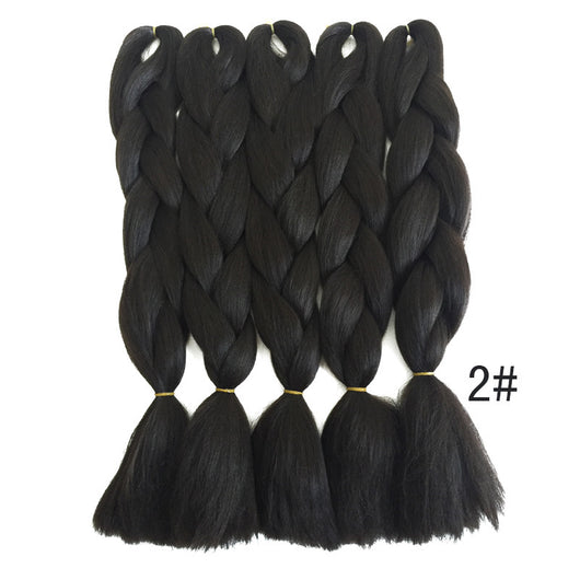 Peluca de Trenzas Sucias Color Natural - Cabello Sintético Premium - Image 10