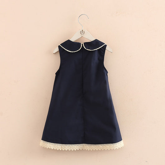 Vestido Elegante con Cuello Bebé - Image 8