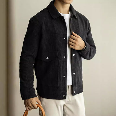 Chaqueta Texturizada Premium para Hombre - Otoño e Invierno - Image 2