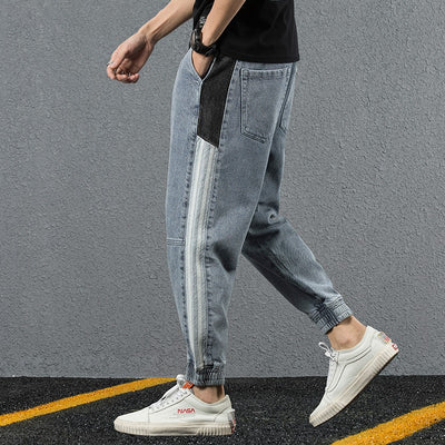 Jeans Hombre Oversized Corte Holgado Estilo Harlem Capri Trendy - Image 3
