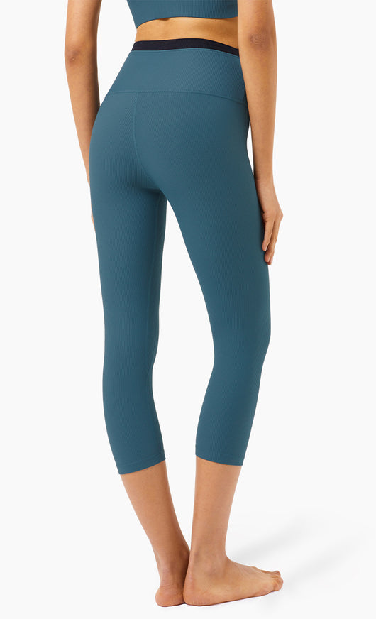 Pantalones Yoga Cintura Alta Ajustados con Detalles en Contraste - Image 11