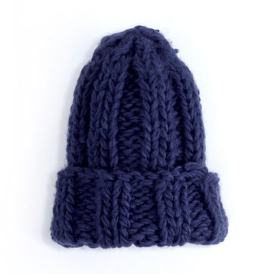 Gorro de Lana Gruesa para Mujer - Diseño Minimalista Otoño Invierno - Image 14