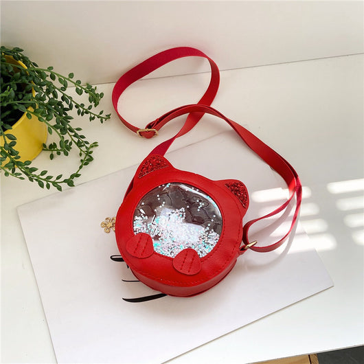 Bolsa Mensajera Princesa Mini para Niña - Monedero de Moda Rojo - Image 14
