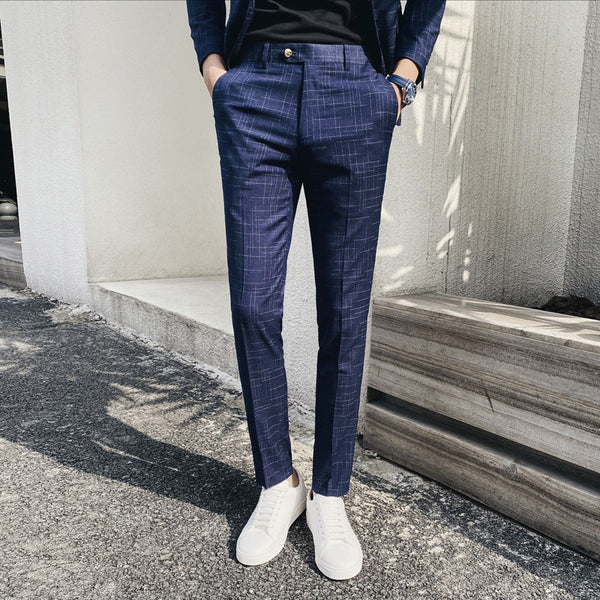 Pantalones Rectos Elegantes para Hombre - Estilo Casual y Ejecutivo