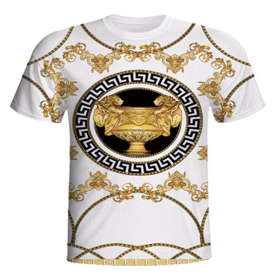 Camiseta Cuello Redondo Manga Corta con Estampado Digital 3D - Image 3