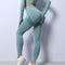 Calça Legging Yoga Cintura Alta Pêssego com Design Europeu e Americano