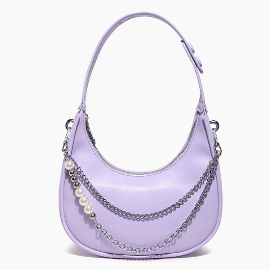 Bolso Bandolera de Cadena Perla con Asa de Hombro - Image 10