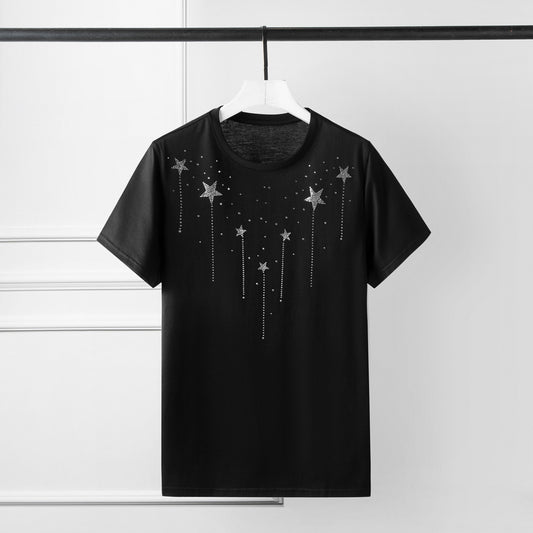 Playera Premium Crystal Diamond Five Star para Hombre