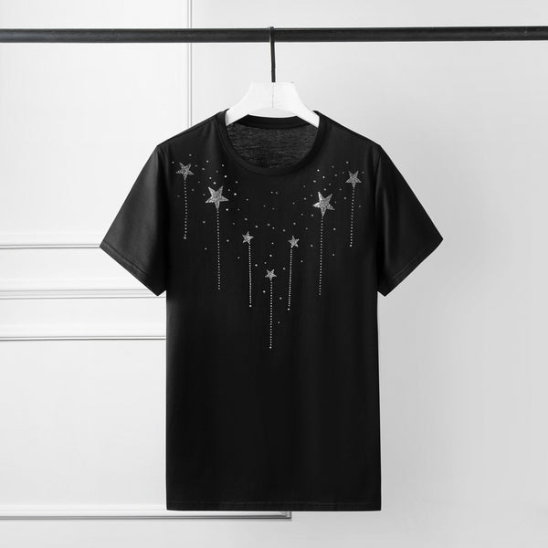 Playera Premium Crystal Diamond Five Star para Hombre