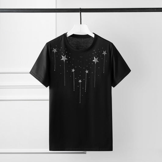 Playera Premium Crystal Diamond Five Star para Hombre
