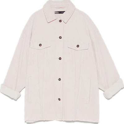 Chaqueta Casual de Pana con Bolsillos - Image 2
