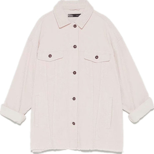 Chaqueta Casual de Pana con Bolsillos - Image 2