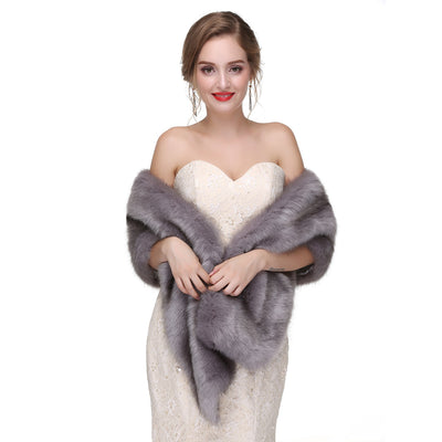Estola de Piel de Zorro para Novia - Chal Elegante Invierno - Image 34