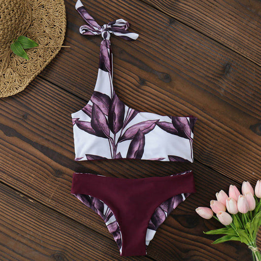 Bikini Asimétrico de Talle Bajo Sexy para Mujer - Image 17