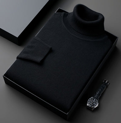 Suéter Cuello Alto Grueso Oversize Casual para Hombre - Image 12
