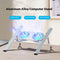 Soporte Ajustable de Aluminio para Laptop y Tablet con Ventiladores Duales