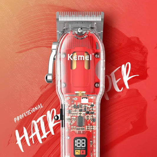 Cortapelo Eléctrico USB con Cabezal Transparente y Carga Rápida Ajustable - Image 2