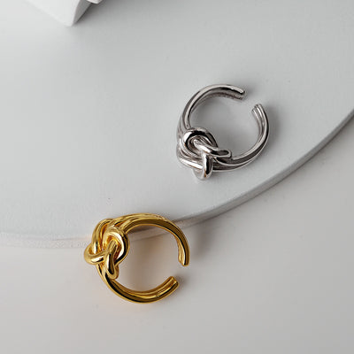 Anillo de Plata con Enrollados Múltiples para Mujer - Image 3