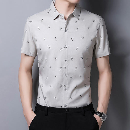 Camisa Ejecutiva de Algodón para Hombre - Manga Corta - Image 10