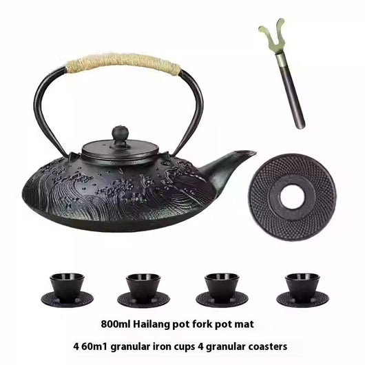 Tetera de Hierro Fundido Artesanal con Colador Integrado - Image 14