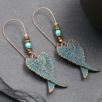 Aretes Retro de Aleación Floral Redondos Creativos - Image 12
