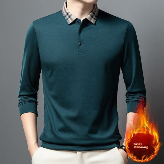 Chompa Polar Suelta para Hombre Otoño Invierno - Cuello Solapa Versátil - Image 2