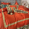 Juego de Cama Brocado Sedoso de Lujo - 4 Piezas Premium