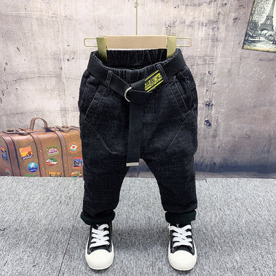 Conjunto Infantil 4 Piezas: Abrigo Polar, Suéter, Jeans y Chamarra - Image 3