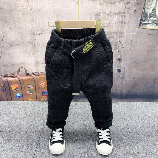 Conjunto Infantil 4 Piezas: Abrigo Polar, Suéter, Jeans y Chamarra - Image 3