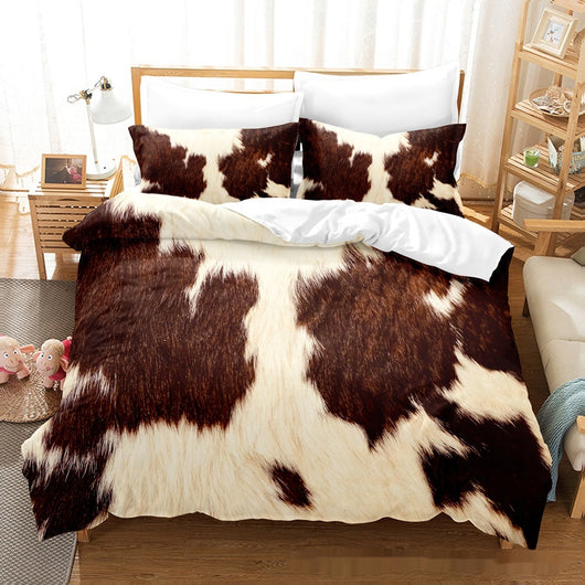 Juego de Edredón y Almohadas Estampado Textura Pelaje Animal - Image 20