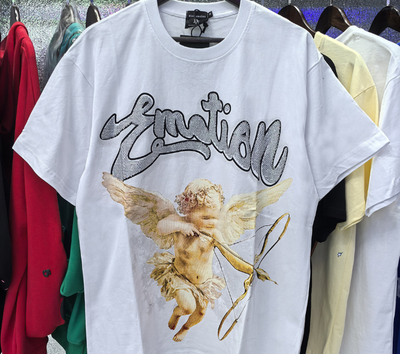 Blusa Suelta con Letras Bordadas y Strass Termoadhesivos - Image 5