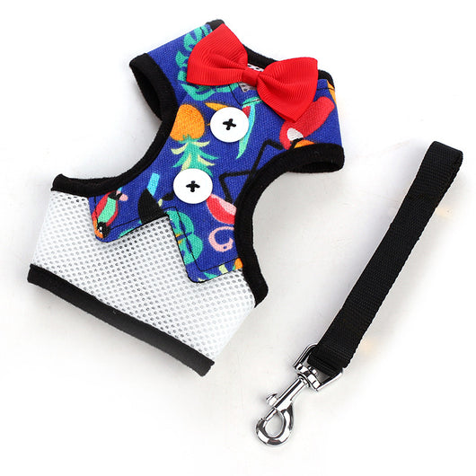 Arnés para Perro Pequeño Estilo Chaleco Teddy con Lazo Elegante - Image 9