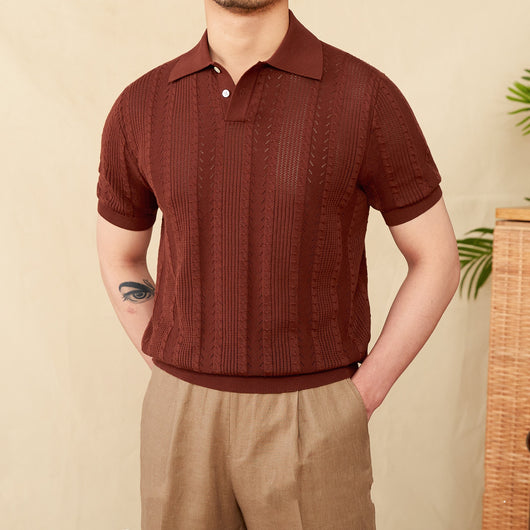 Polo de Algodón con Cuello Solapa y Manga Corta - Image 2