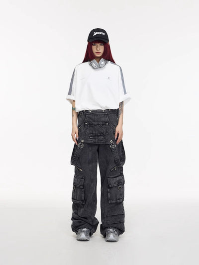 Pantalones Vaqueros Estilo Vintage Americano con Costuras de Diseño - Image 12
