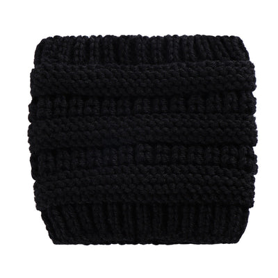 Gorro Tejido con Abertura para Coleta - Beanie Cálido para Invierno - Image 4