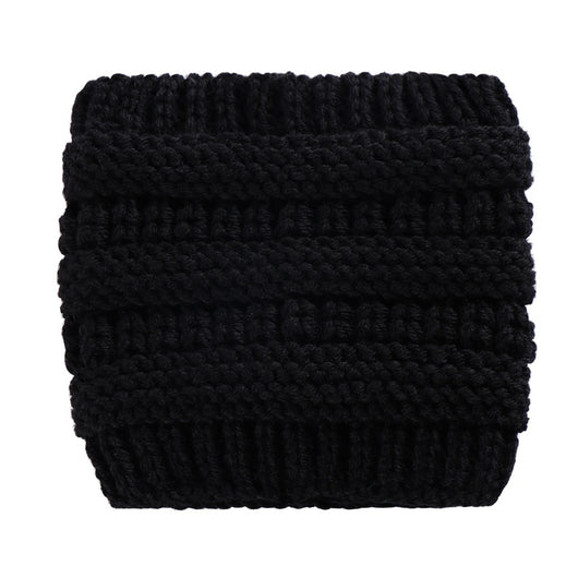 Gorro Tejido con Abertura para Coleta - Beanie Cálido para Invierno - Image 4