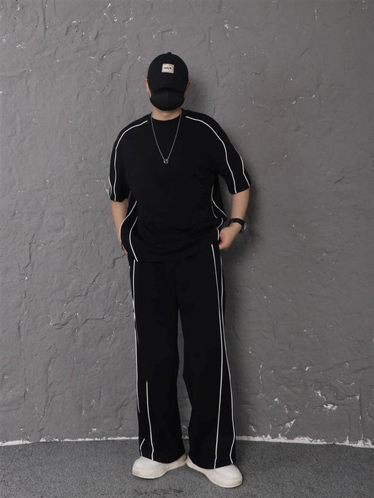 Conjunto Deportivo Dos Piezas con Bloques de Color - Diseño Casual Moderno - Image 12
